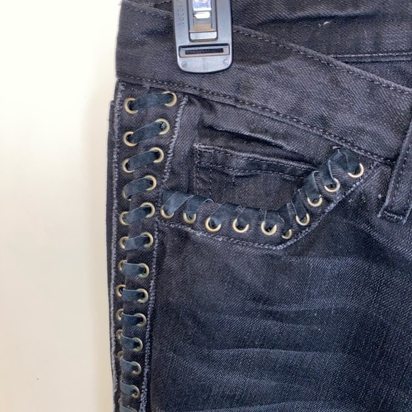 Current/Elliott vintage Black Studded Skinny Jeans - Picture 2 of 10